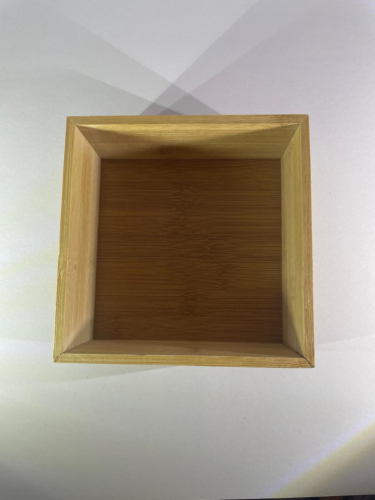 Cutie din Bambus 15x15x7cm