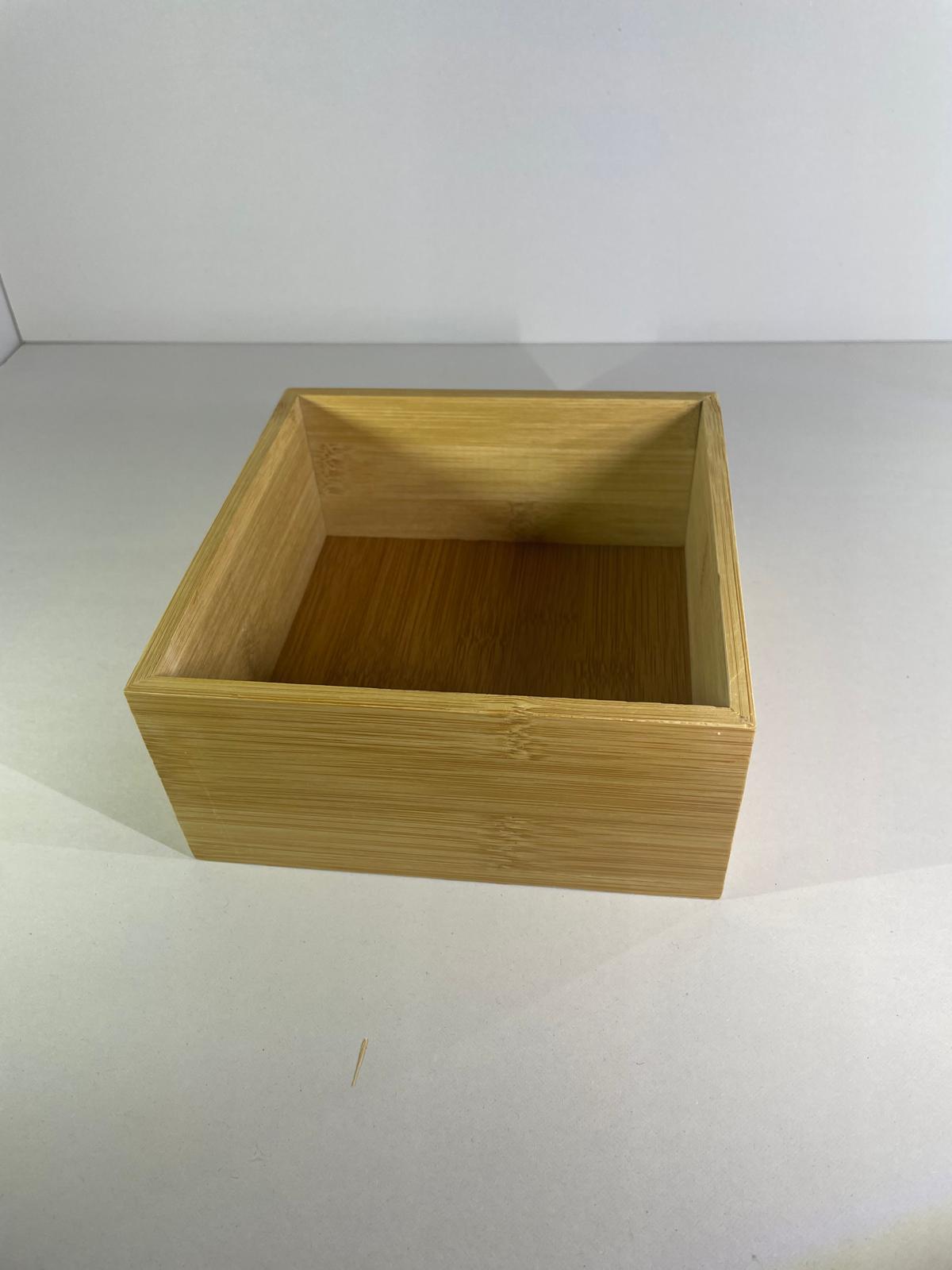 Cutie din Bambus 15x15x7cm