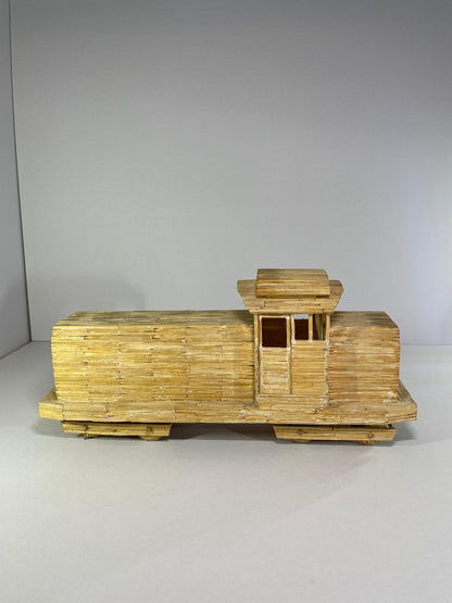 Locomotivă LDH handmade din bețe de chibrite