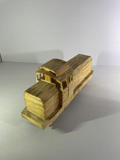 Locomotivă LDH handmade din bețe de chibrite