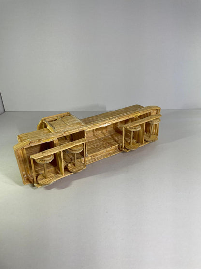 Locomotivă LDH handmade din bețe de chibrite