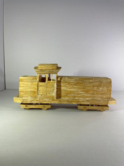 Locomotivă LDH handmade din bețe de chibrite