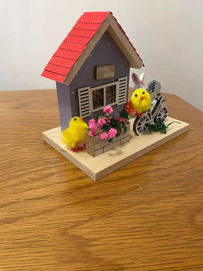 Decoratiune din Lemn de Paste Casa